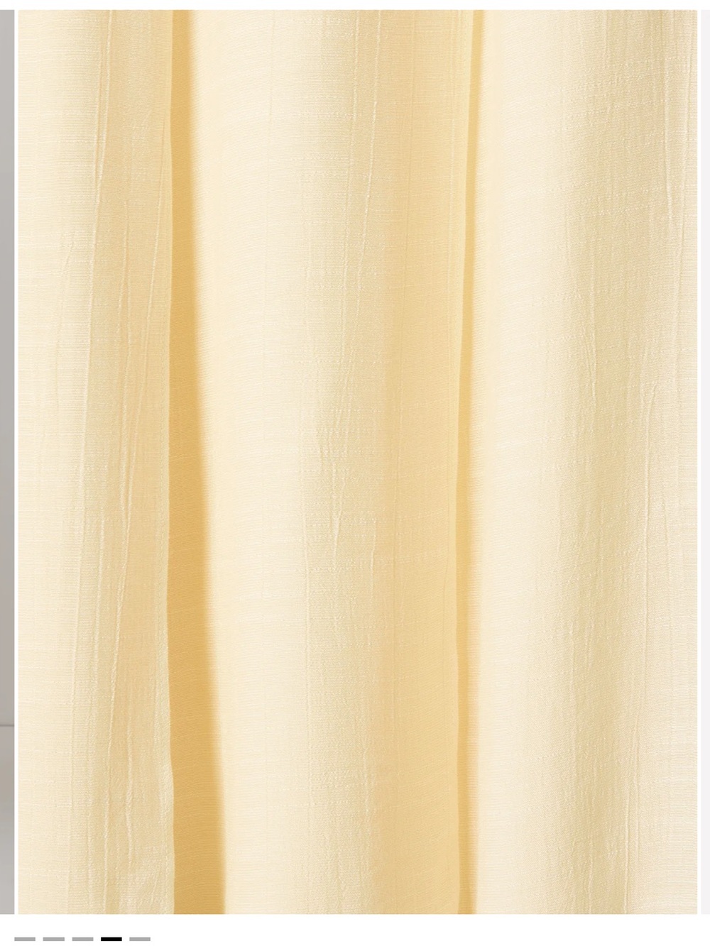 RW&CO. Pale Yellow Asymmetric Midi Skirt - Picture 7 of 9